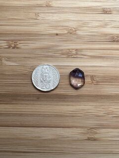 Hexagon Rose cut Fluorite