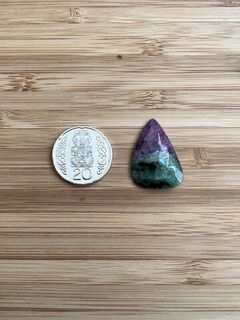 Rose cut Ruby Zoisite